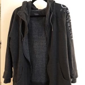 Calvin Klein zip up hoodie